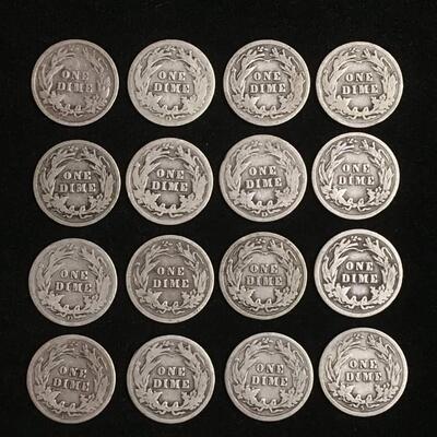 20 barber dimes