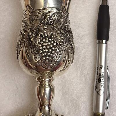 Sterling silver chalice  120 g