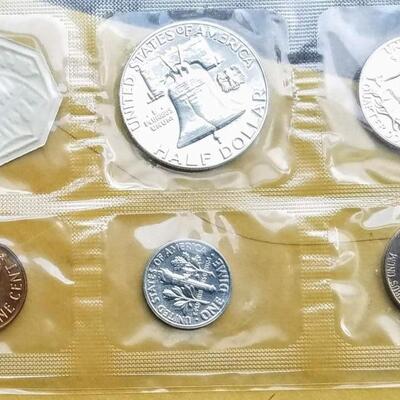1961  proof set silver