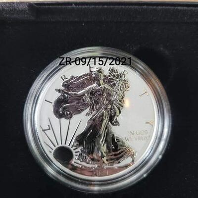 2021 reverse proof 2 coin american silver eagle set .Reserve set