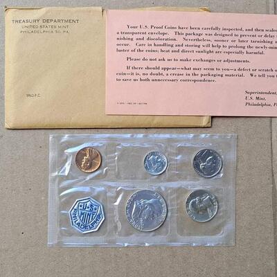 1962 proof set silver