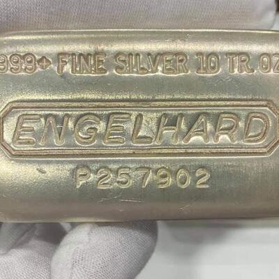 10 Troy OZ Englehard silver bar.Reserve set
