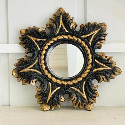 Lot 89 Decorative Round Mirror in Star Frame 15