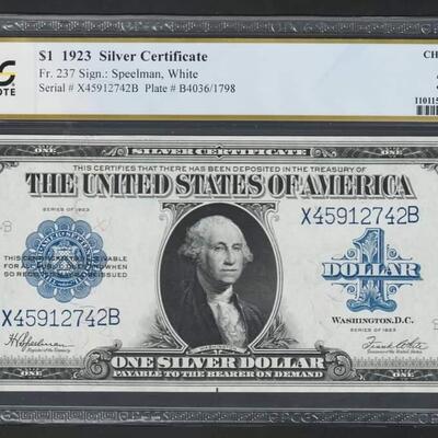 1923 Silver certificate
