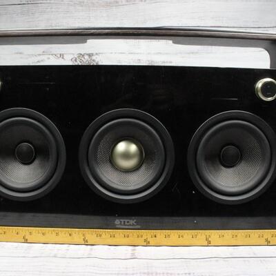 TDK 3 Speaker Boombox Audio System TP6803BLK Life on Record