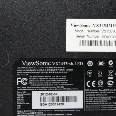 View Sonic Full HD Computer Monitor