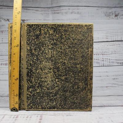 Filled Vintage Book File Organizer