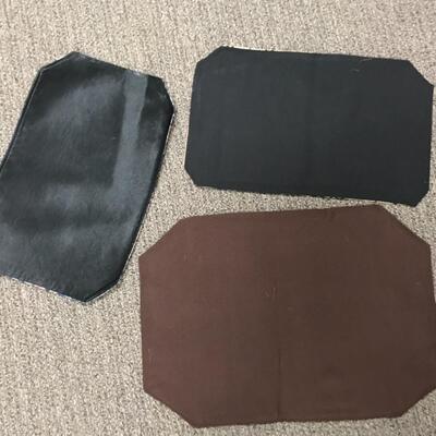 3 sets of homemade cloth placemats Southwest pattern designs