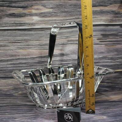 Vintage GSA Silver Plated Rectangular Oversized Basket