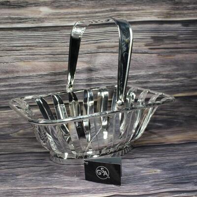 Vintage GSA Silver Plated Rectangular Oversized Basket