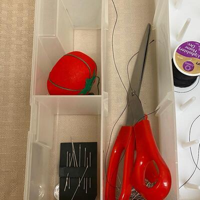 Plastic Divided Sewing Kit Tray Container