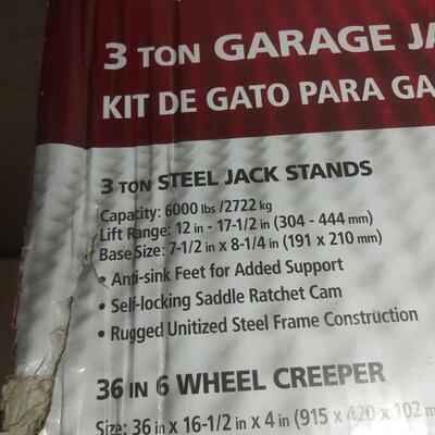 #2 Husky 3 Ton Garage Jack Kit