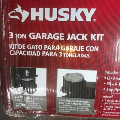 #2 Husky 3 Ton Garage Jack Kit