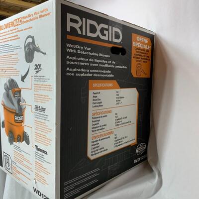 #8 Ridgid Blower Vac - Wet/Dry Vac with Detachable Blower