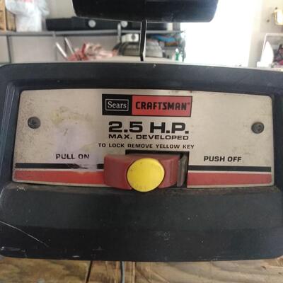#29  10" 2.5 hp Craftsman Radial Arm Saw