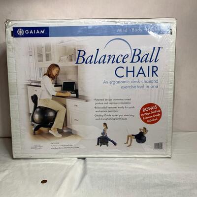 #40  Gaiam Balance Ball Chair
