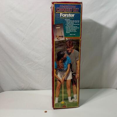 #50  Foster Competitors Croquet Set