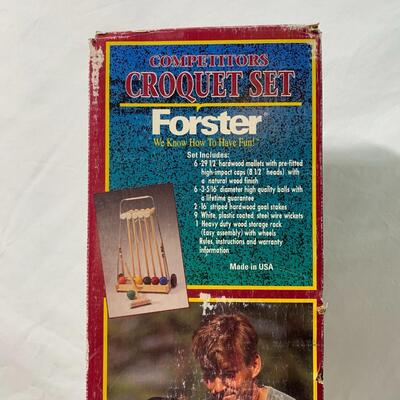 #50  Foster Competitors Croquet Set
