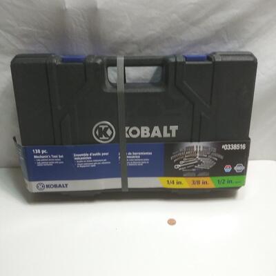 #56  Kobalt  138 pc Mechanics Tool set 1/4" 3/8" 1/2" drive