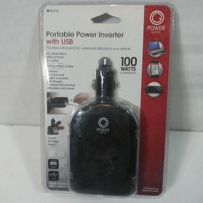 #63  100 Watts Portable Power Inverter with USB