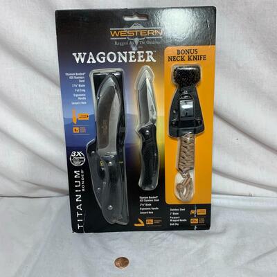 #68  Western Wagoneer Titanium Bonded Knifes