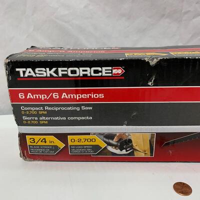 #74 TaskForce 6 Amp Compact Reciprocating Saw