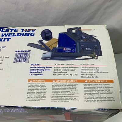 #85 Campbell Hausfeld Complete 115v Stick Welding Kit
