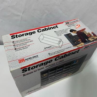 #86 30 Drawer Storage Cabinet