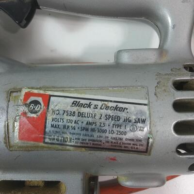 #94 Black & Decker Deluxe 2 Speed Jig Saw