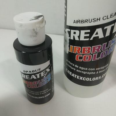 #101 Airbrush paint supplies and misc