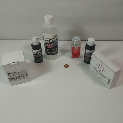 #101 Airbrush paint supplies and misc