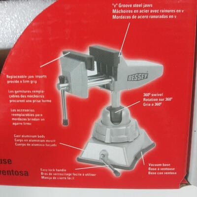 #112 Bessey 2-3/4" Vacuum Base Vise