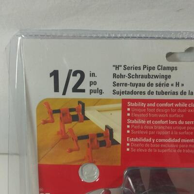 #114 Bessey 1/2" H Series Pipe Clamps