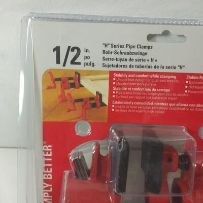 #118  Bessey 1/2" H Series Pipe Clamps