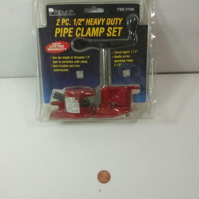 #121 1/2" Heavy Duty Pipe Clamp Set