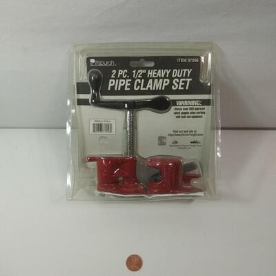 #121 1/2" Heavy Duty Pipe Clamp Set