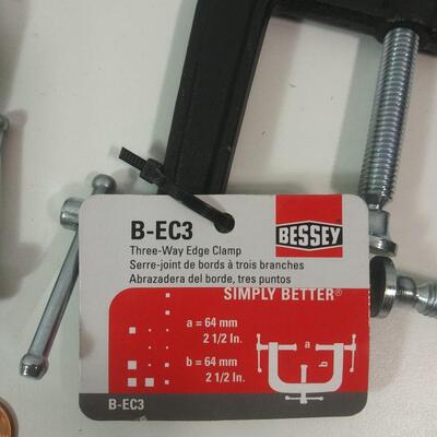 #129 2 - Bessey Three-Way Edge Clamp