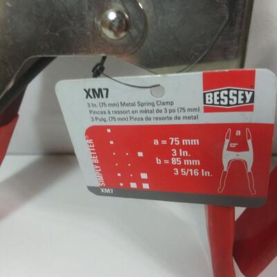 #130 2 - 3" Bessey Metal Spring Clamps