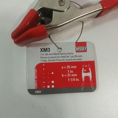 #132 6 - 1" Bessey Metal Spring Clamps