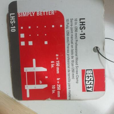 #136 10" Bessey Professional Wood Screw Clamp