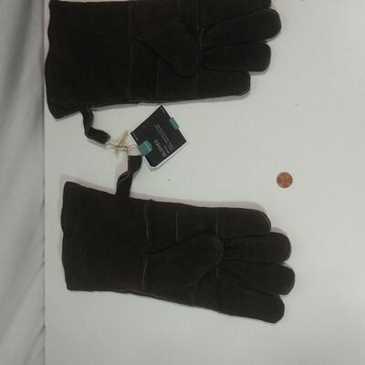 #165  Large Leather Gloves