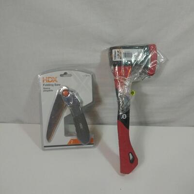 #179  Folding Saw & 1.25 LB Hatchet