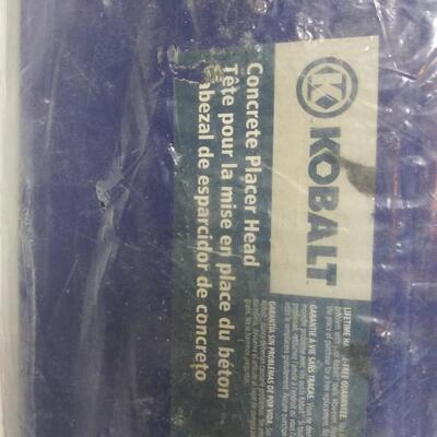 #186  Kobalt Concrete Placer Head & Flashlight