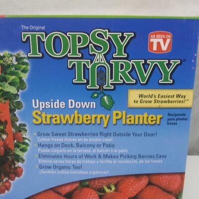 #199  Topsy Turvy Upside Down Strawberry Planter