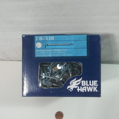 #202  5lbs Blue Hawk 2' Galvanized Roofing Nails