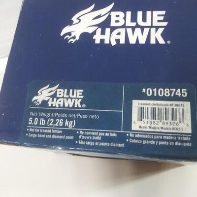 #202  5lbs Blue Hawk 2' Galvanized Roofing Nails