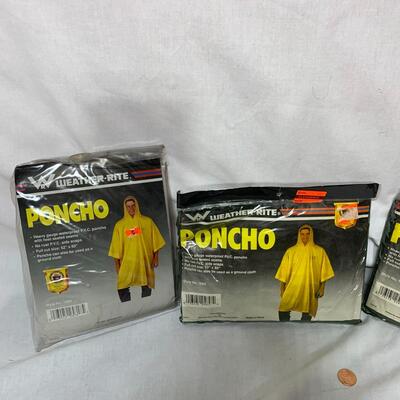 #203  3 - Weather-Rite Rain Ponchos