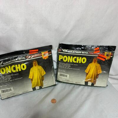 #203  3 - Weather-Rite Rain Ponchos