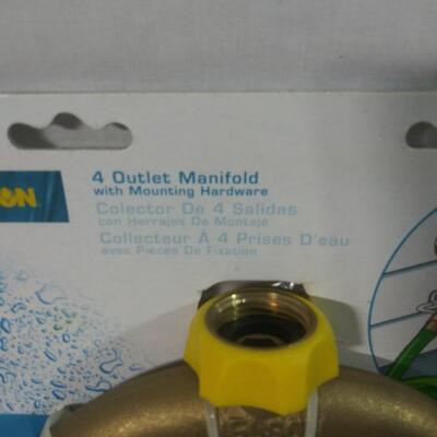 #220  Nelson 4 Outlet Hose Manifold