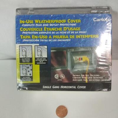 #225  In-Use Weatherproof Cover - Single Gang Horizontal Cover